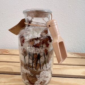 Rae Dunn bath salt RELAX